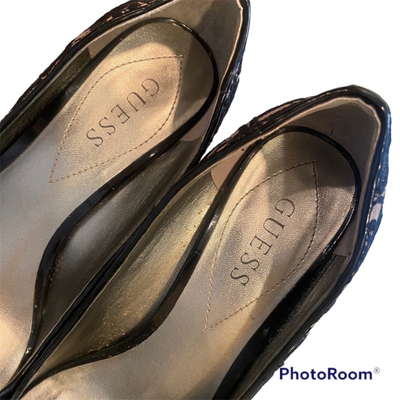 Guess Embroidered Lace-Look Stilettos - Picture 3 of 7